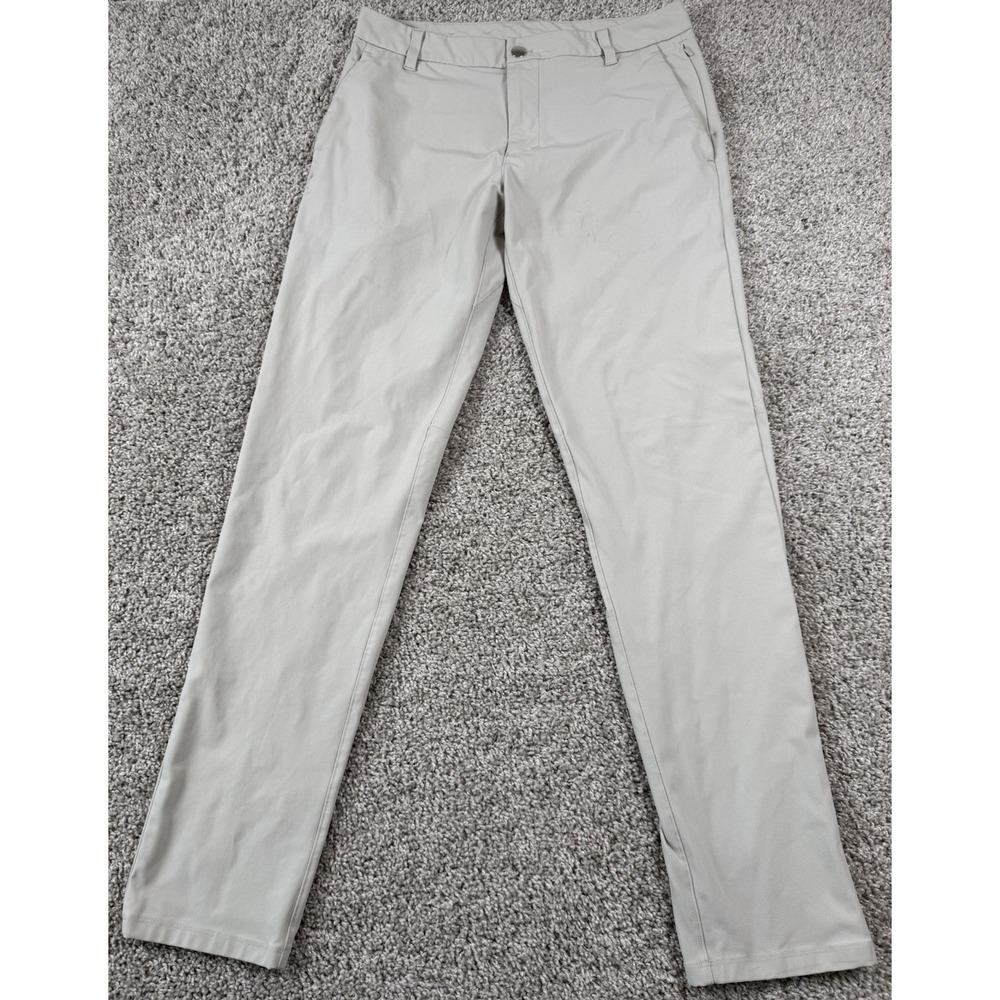 Lululemon Mens Commision Classic Fit Pants Casual 32x33 Flaws Read - Picture 2 of 10